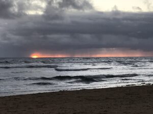 stormy sunset