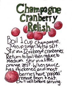 gallery of recipes - champagne cherry relish
